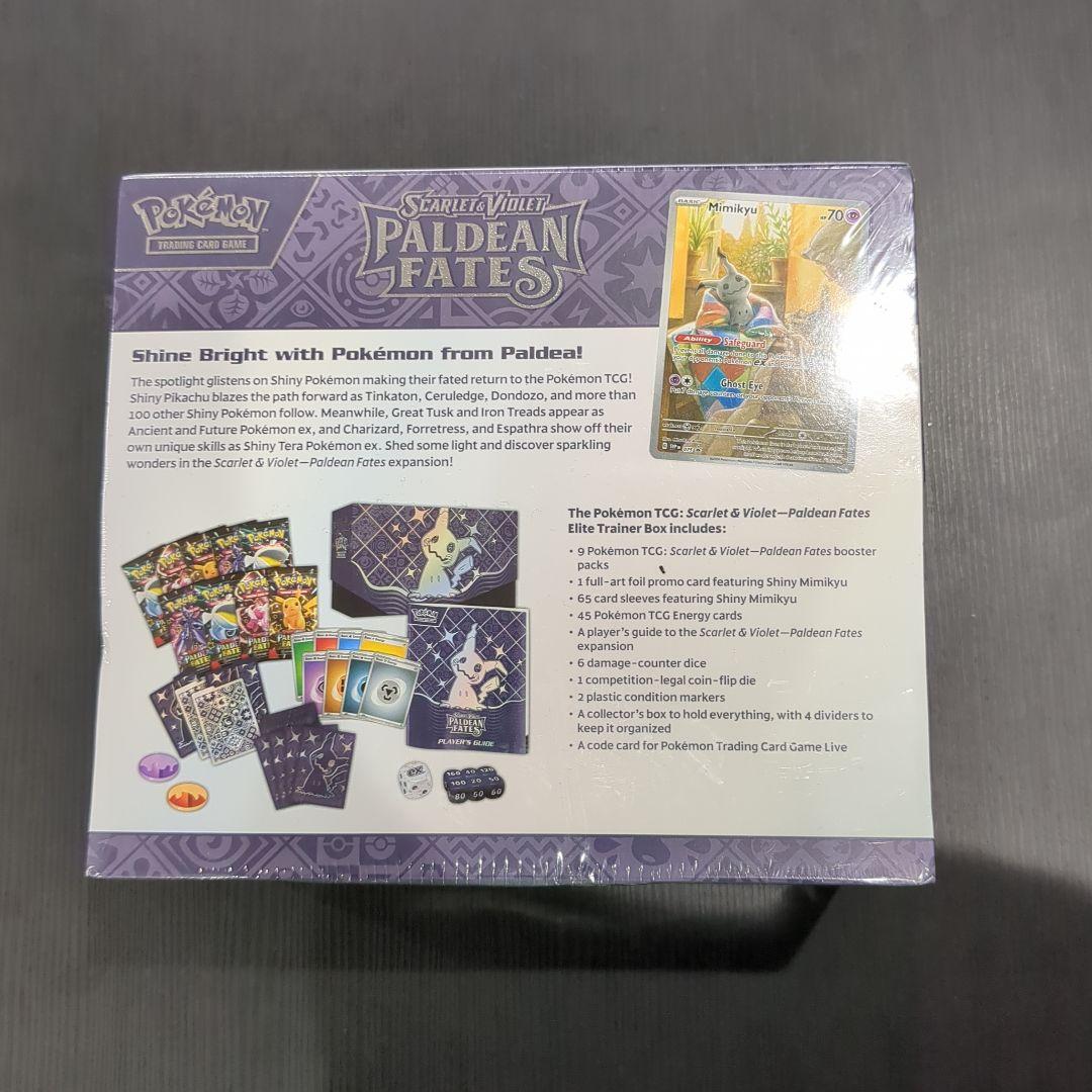 【Y6】エリートトレーナーボックス ミミッキュ Paldean Fates