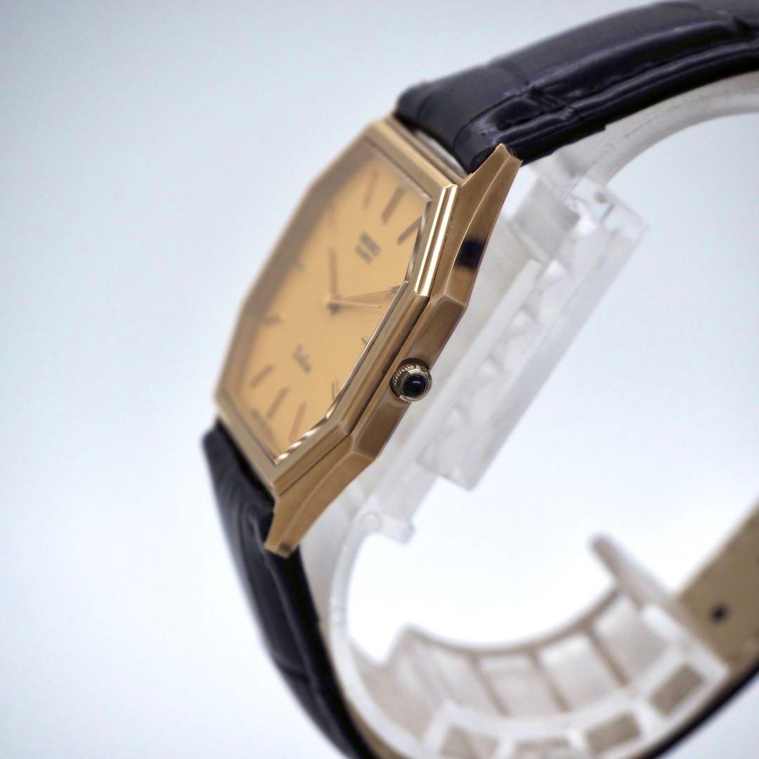 専用76 SEIKO Dolce メンズ 時計 新品ベルト オクタゴン　ゴールド