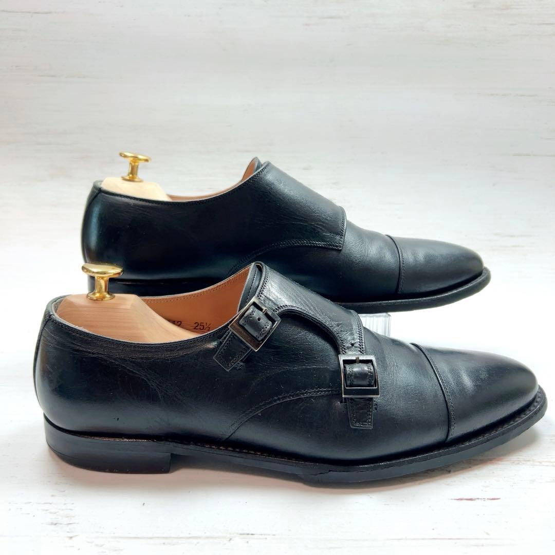 SCOTCH GRAIN ダブルモンク R1812 レザー 黒 25.5