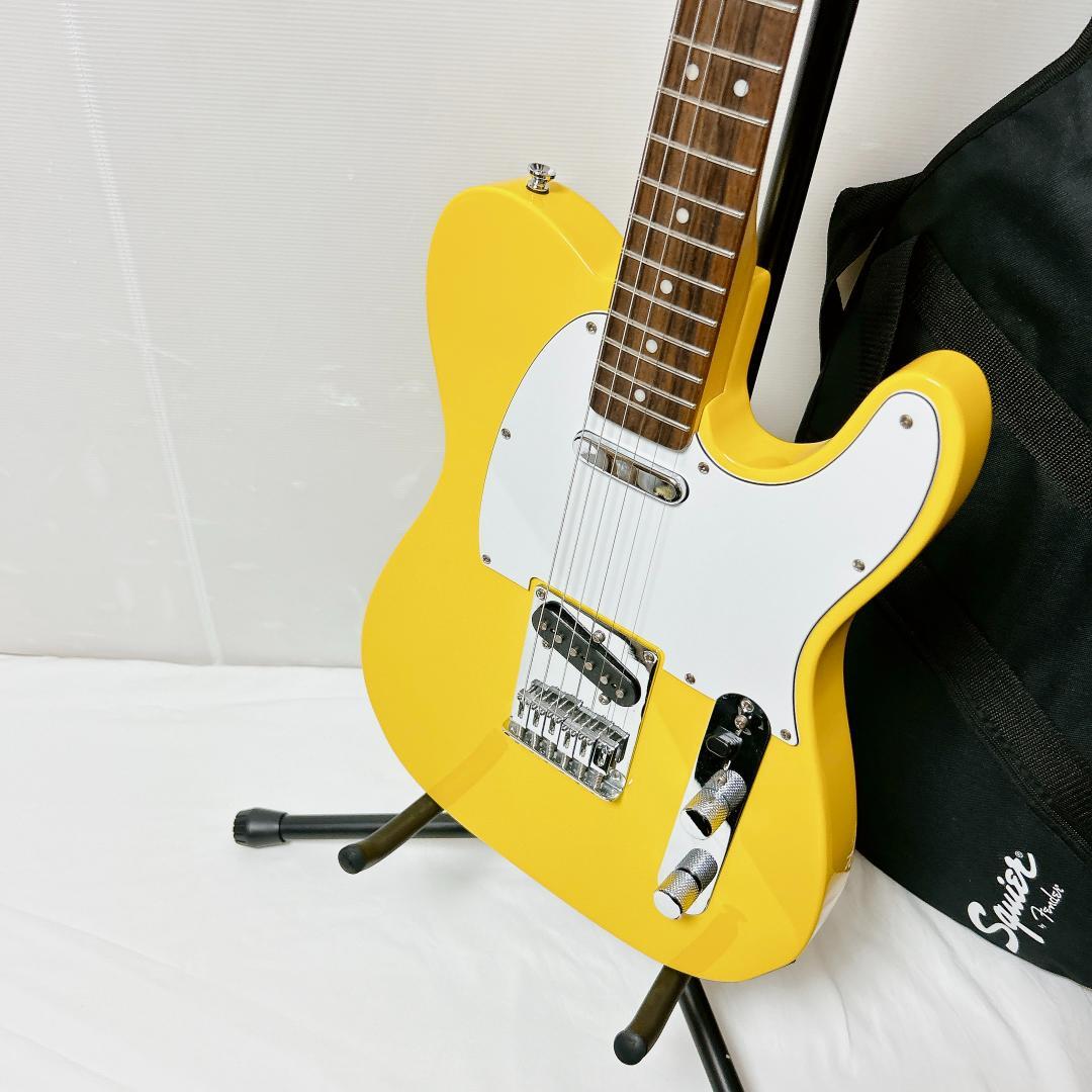 美品 Squier テレキャスター Telecaster 限定イエロー ケース付 - メルカリ