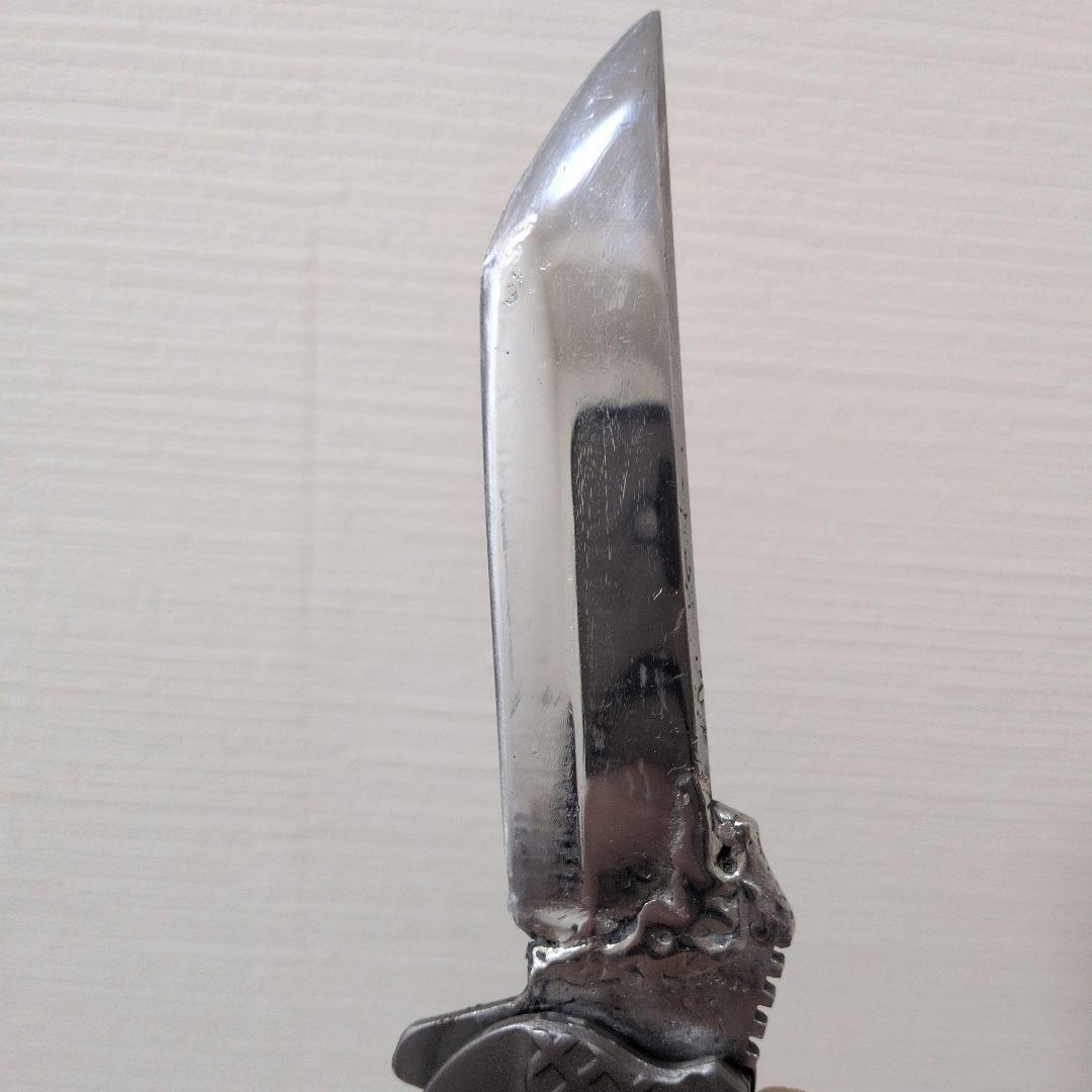 日本刀　残欠　玉鋼　溶接　フォールディングナイフ
