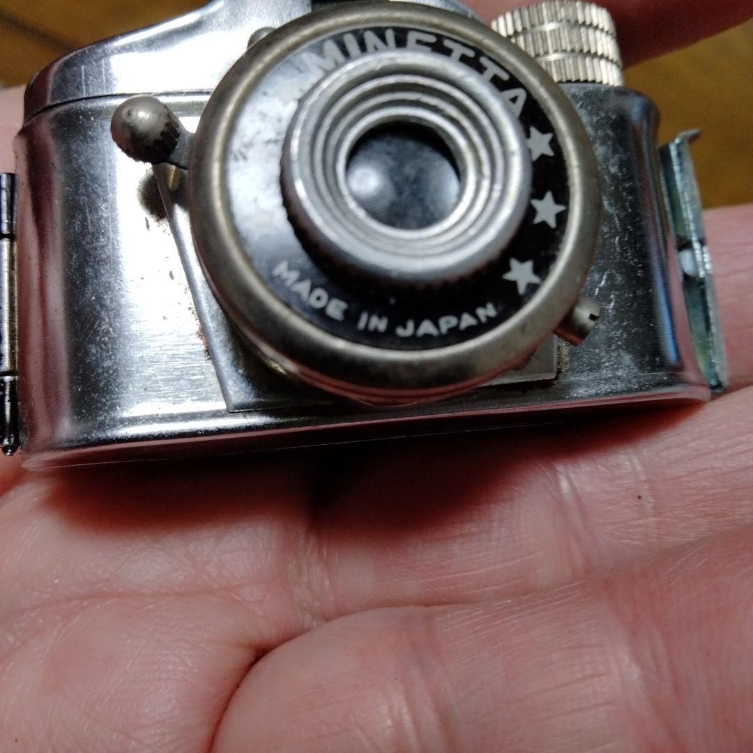 豆カメラ アンティーク Mycro II カメラ と MINETTA豆カメラ