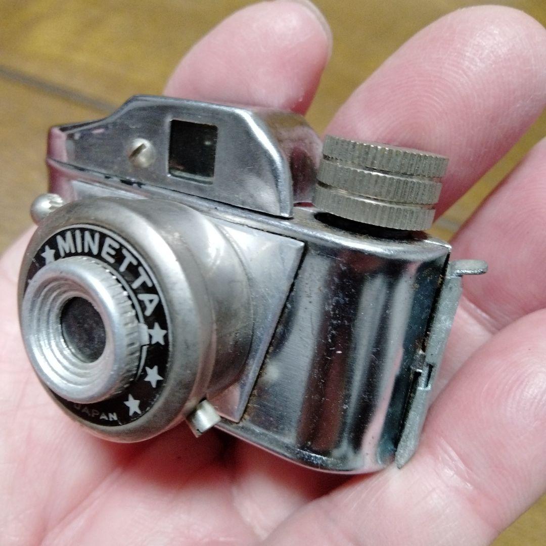 豆カメラ アンティーク Mycro II カメラ と MINETTA豆カメラ