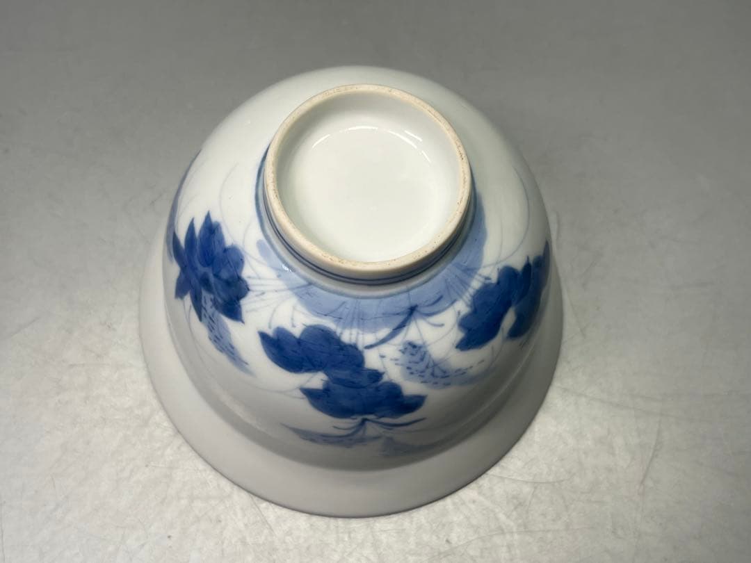 江戸後期 鍋島 染付 向付 5客