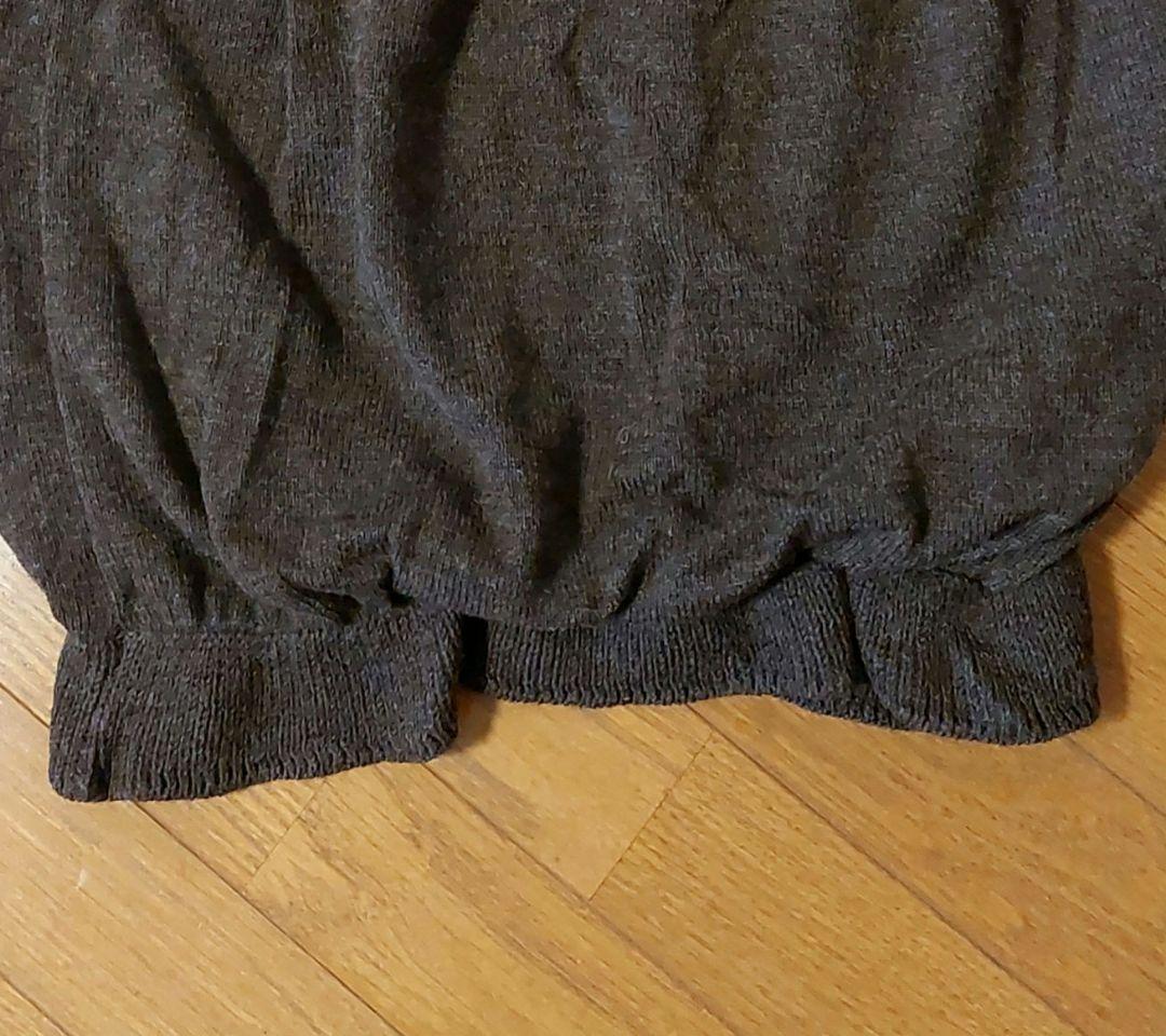 美品　M.&KYOKO　エムアンドキョウコ　ウールニットバルーン風スカート