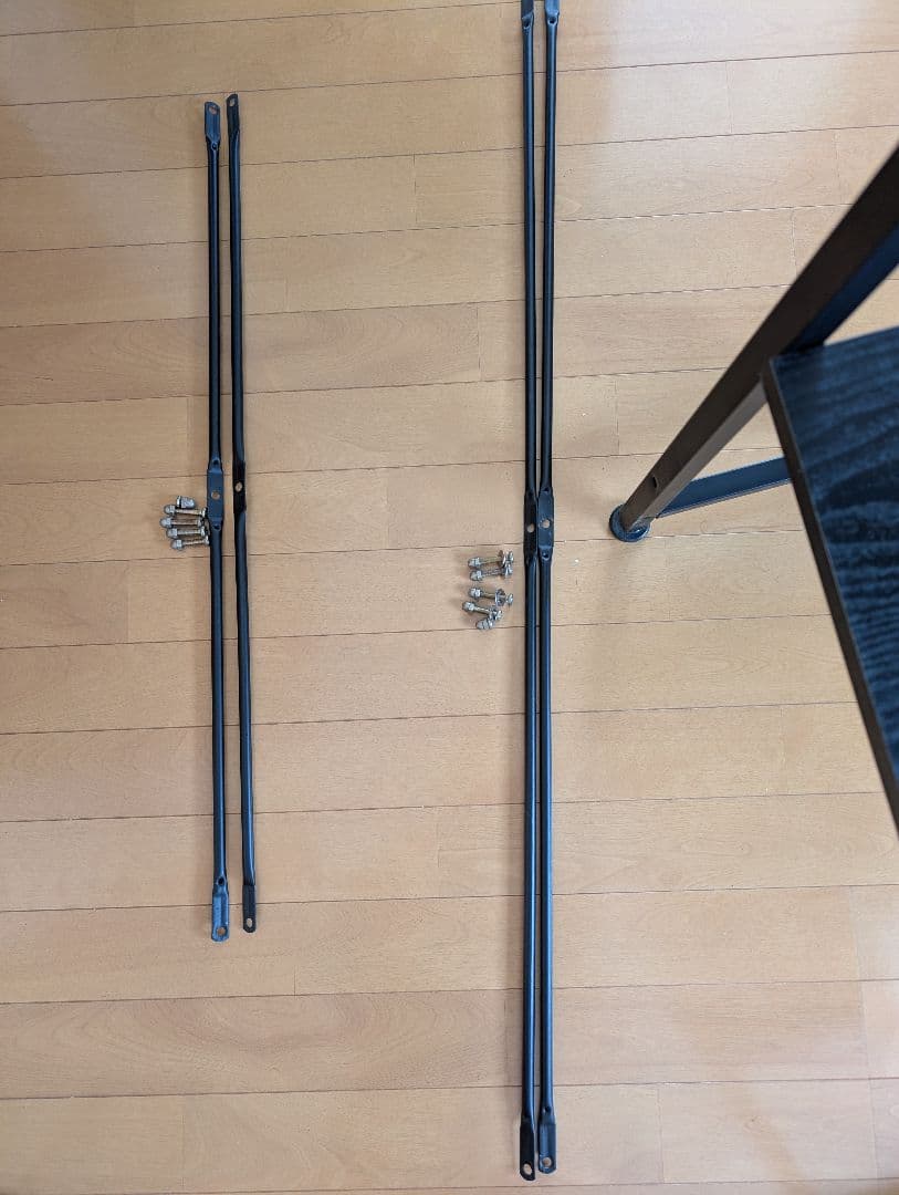 ブラック木製パソコンデスク