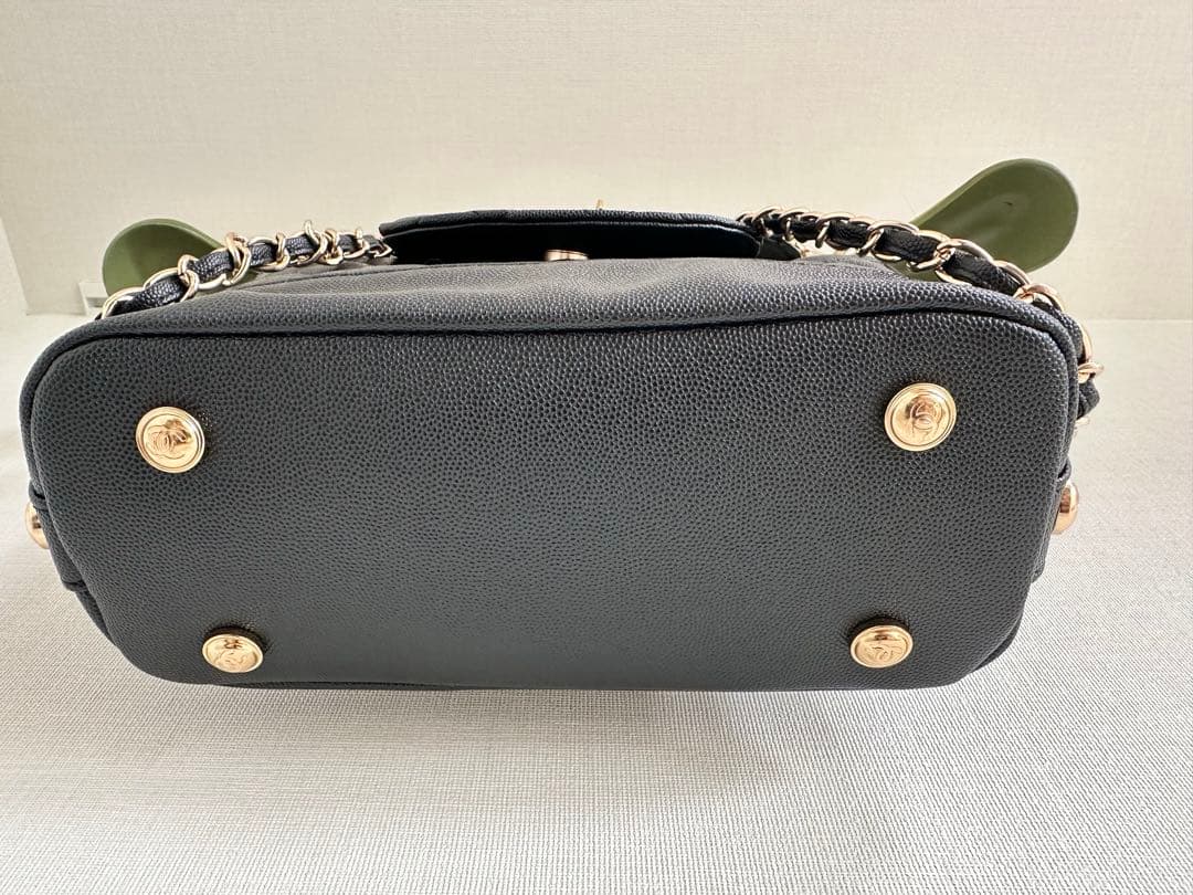 美品　ブラックキルティング 2way チェーンバッグ 高級感