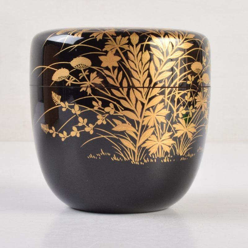 茶道具 漆匠 遠山哲山造 秋草蒔絵 大棗 共箱 C 9188 - メルカリ