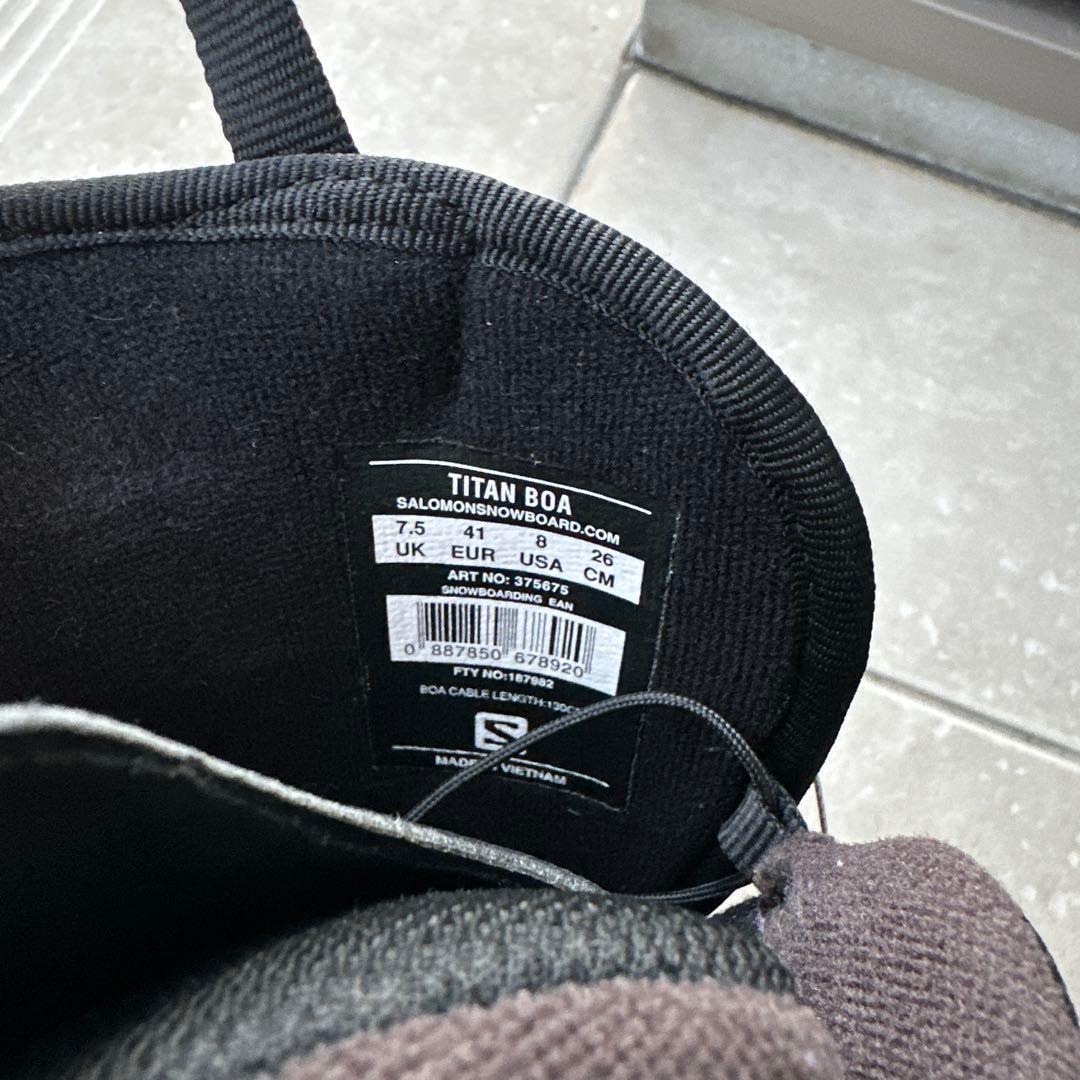 美品　Salomon スノーボードブーツ TITAN BOA