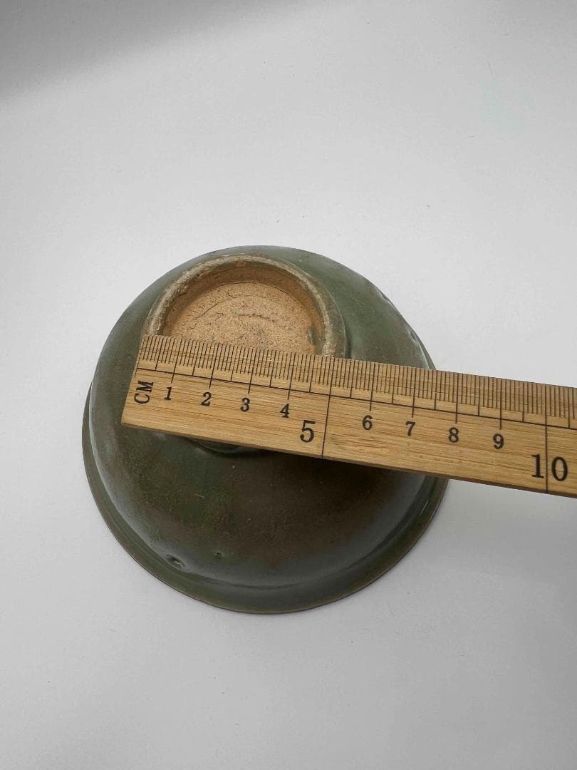 元時代 青磁 龍泉窯碗 青磁茶碗 唐物 古賞物 旧家蔵出し 茶道具(