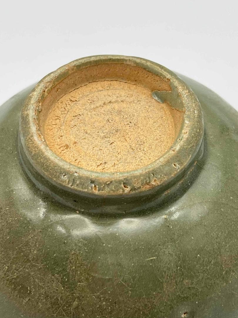 元時代 青磁 龍泉窯碗 青磁茶碗 唐物 古賞物 旧家蔵出し 茶道具(