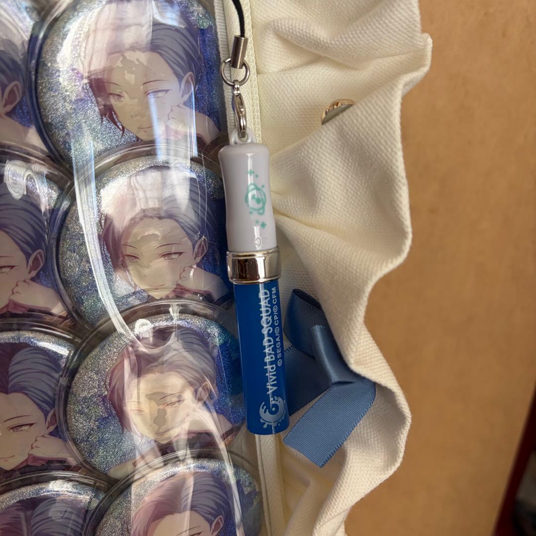 プロセカ　青柳冬弥　缶バッジ 　痛バッグ　痛バ