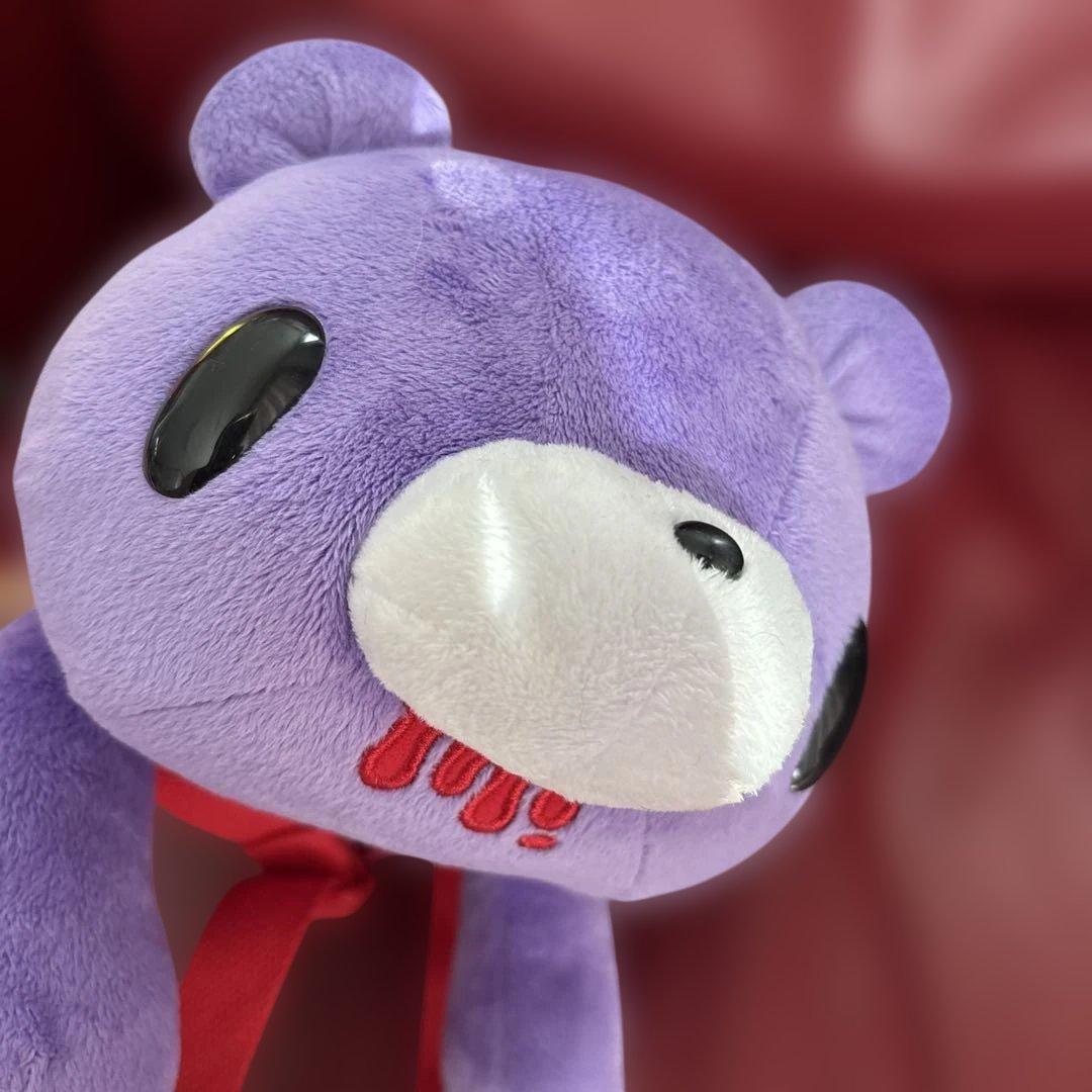 ゲームセンター限定非売品・新品未使用・グルーミー・ぬいぐるみ・リュックポーチ(紫