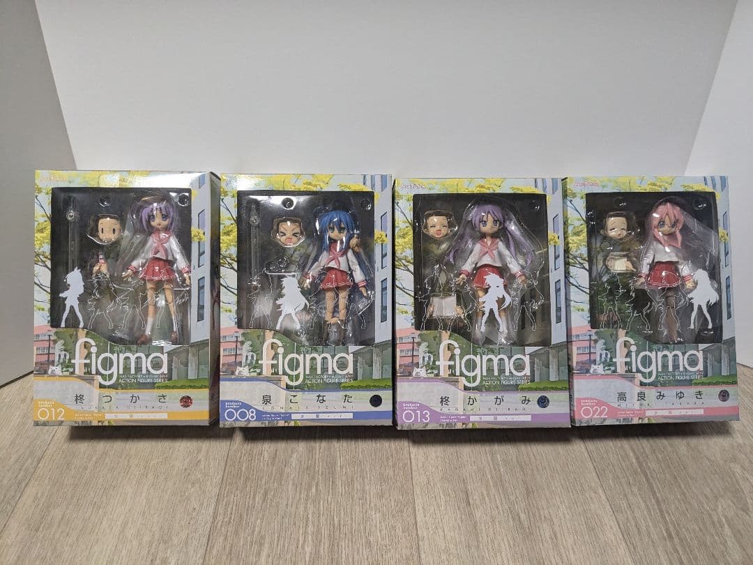 未開封】らき☆すた figma 冬服Ver 4体セット