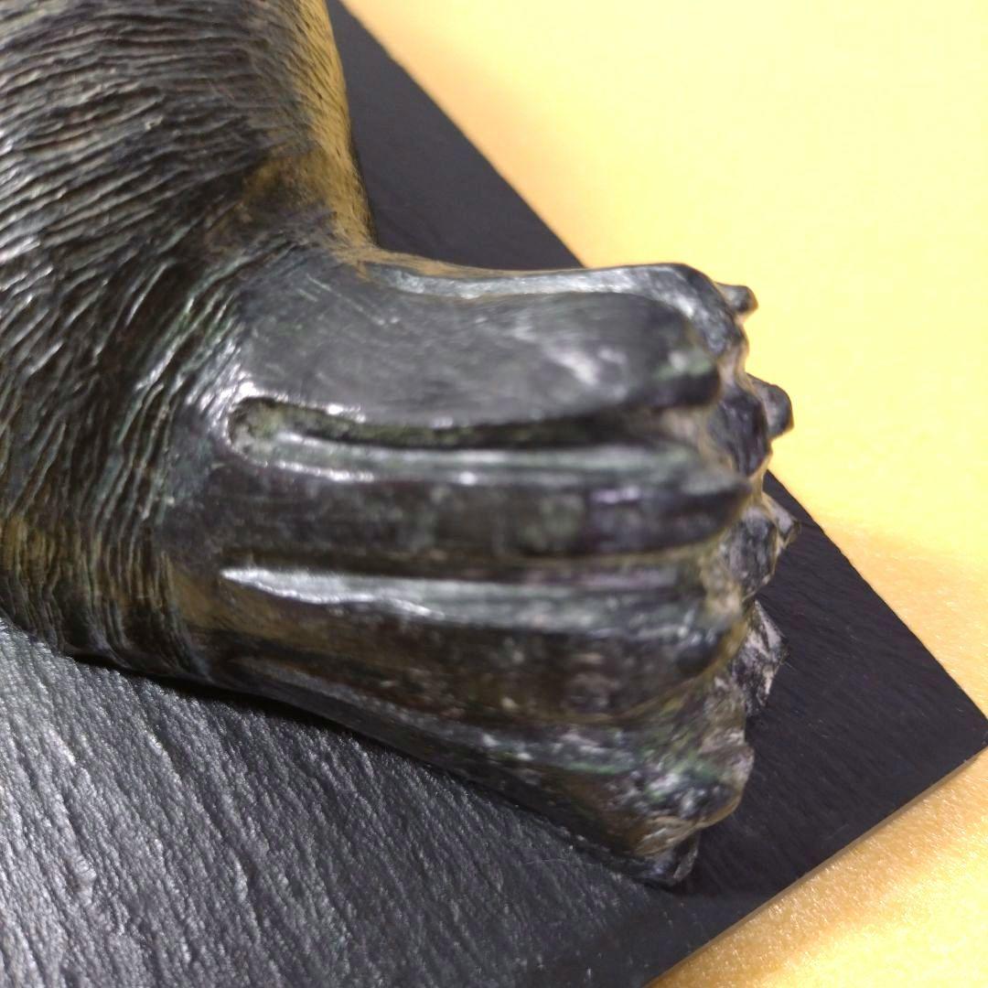 希少 ヴィンテージ ウルフオリジナル セイウチ 彫刻 カナダ製 海外工芸品