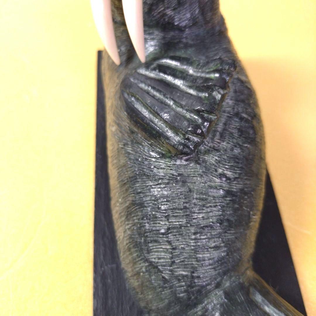 希少 ヴィンテージ ウルフオリジナル セイウチ 彫刻 カナダ製 海外工芸品