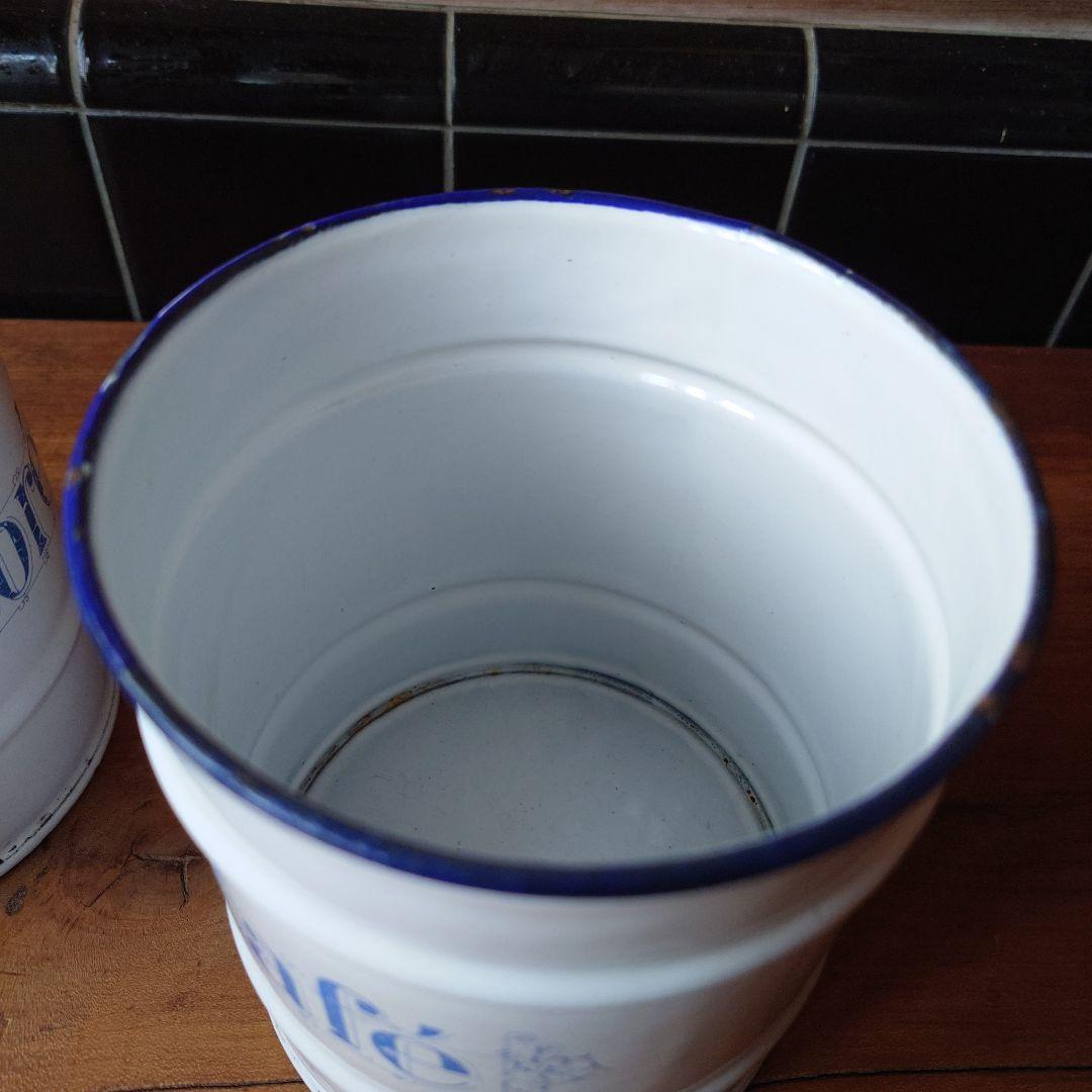 フランスアンティークChicoré Cafe キャニスター 2個セット - メルカリ