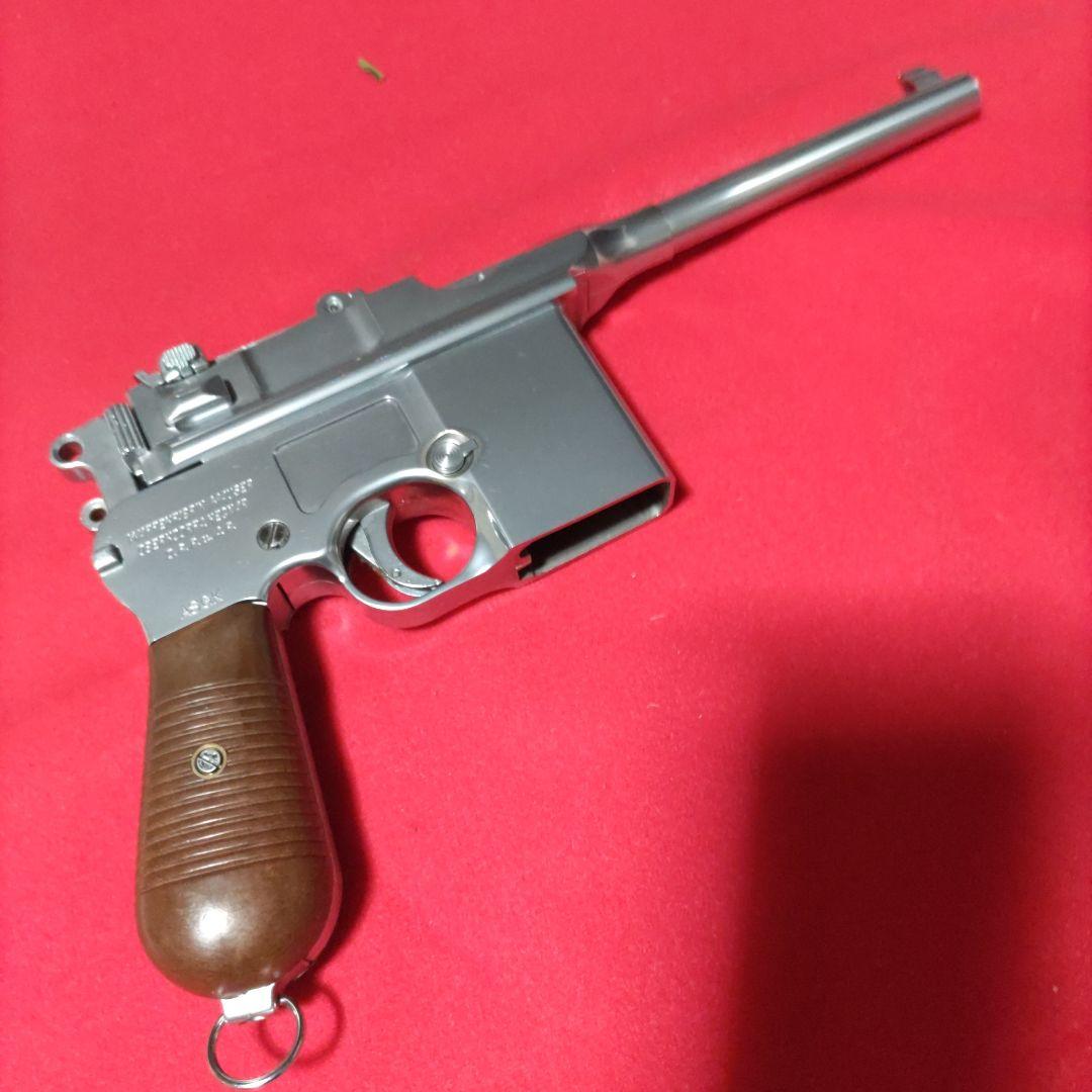 フジミ　モーゼルM712固定式ガスガンメタルフィニッシュ単連２段変則モデル