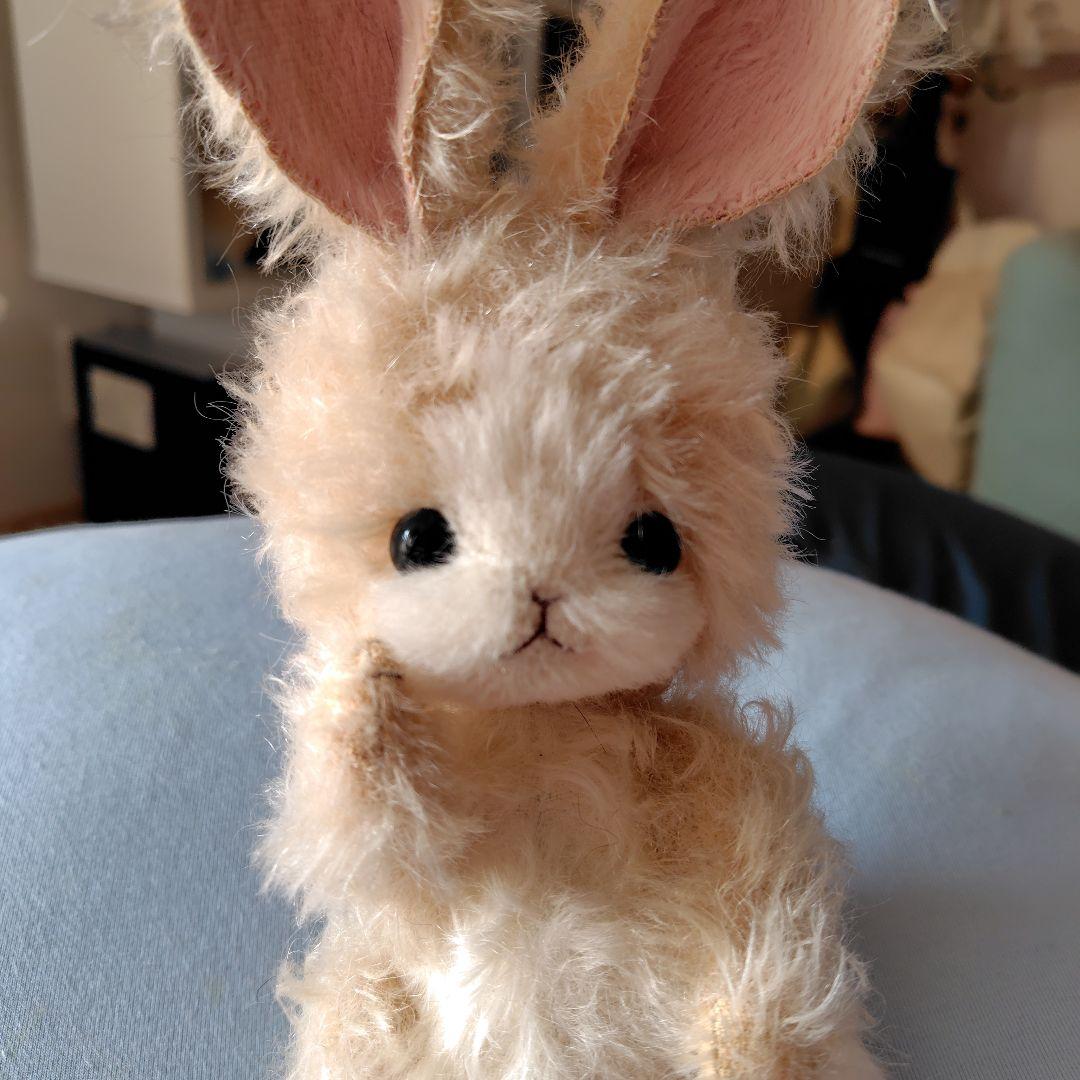 テディベア作家 ハンドメイド アーティストベア うさぎ テディベア