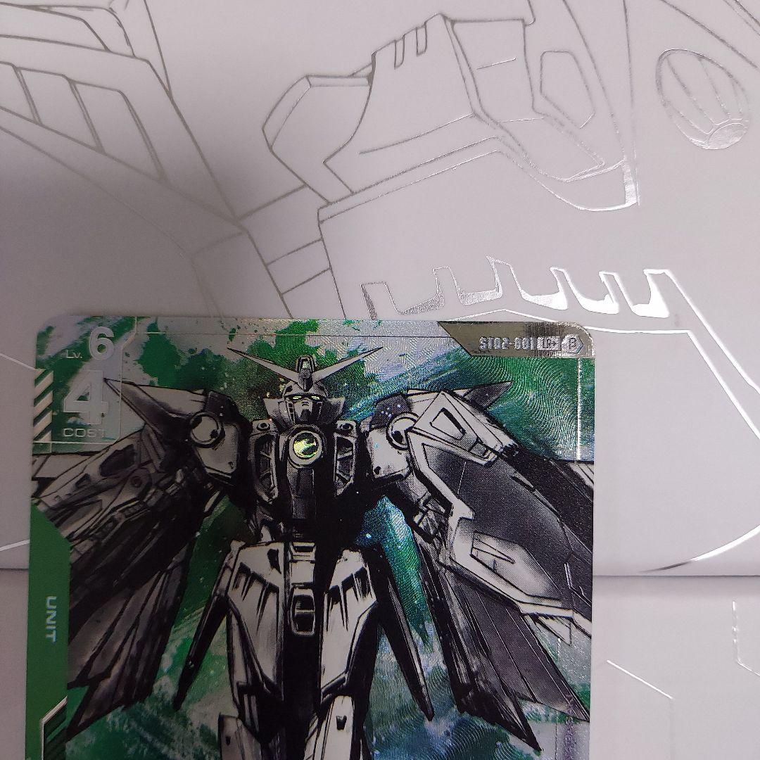ガンダムカードゲーム　ウイングガンダム　パラレル　未使用　β版