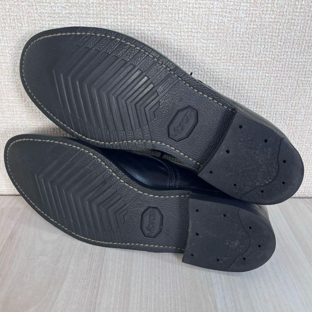 【美品】民間/ミリタリー　サービスシューズ　革靴　スチールトゥ　PT83　80s