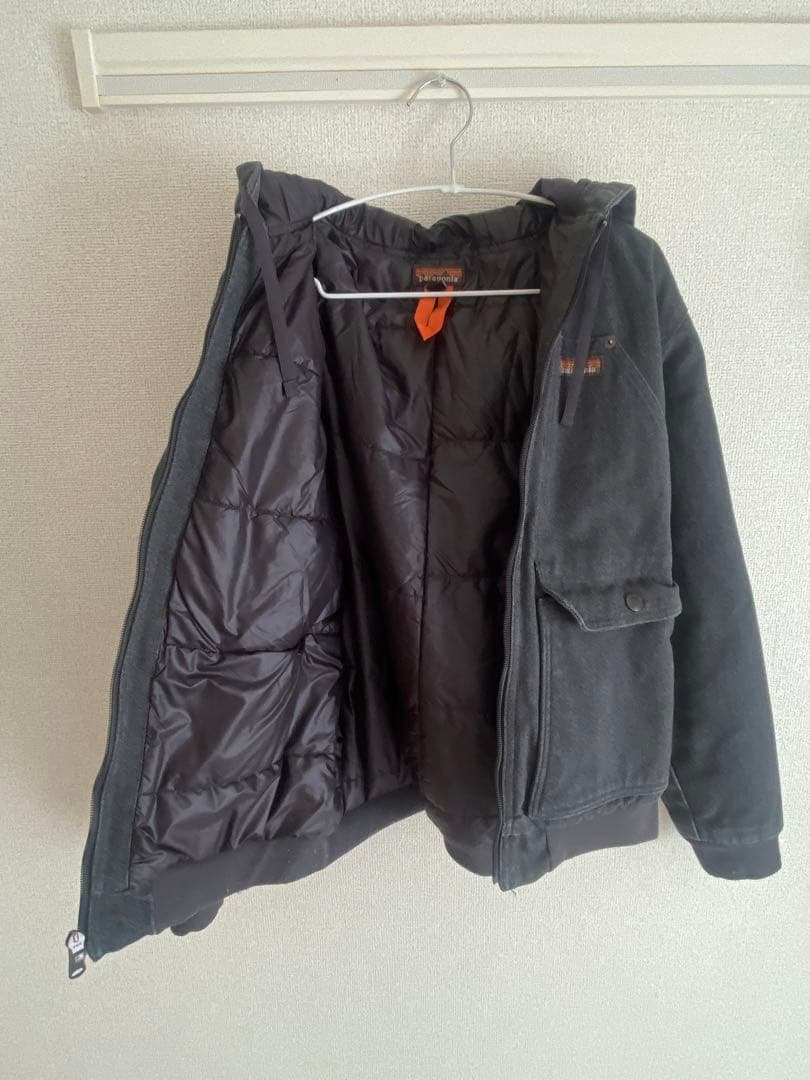 patagonia フード付きジャケット ダークグレー