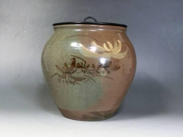 水指□古い時代物 絵唐津 瀬戸 大正弐年 丸正今井 菊 骨董品□ - メルカリ
