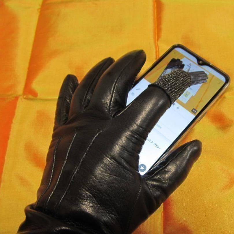 廃版 メローラ ペッカリー灰 カシミア グローブ 革手袋 MEROLA - メルカリ