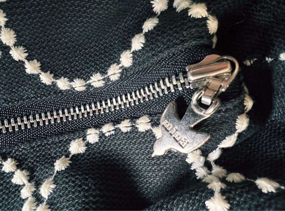 【美品】ミナ ペルホネン タンバリン ショルダーバッグ小 ネイビー×ホワイト