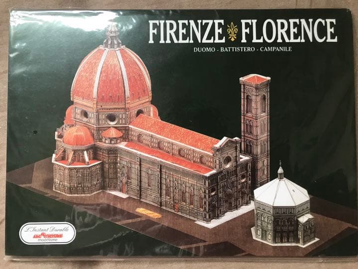 送料無料】3Dペーパーパズル イタリア フィレンツェ 送料無料】3D