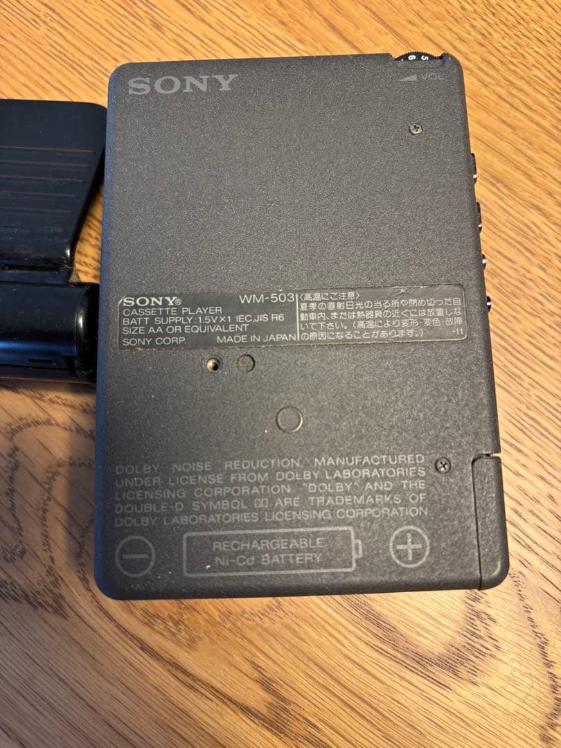 SONY カセットウォークマン WM−503 ジャンク品