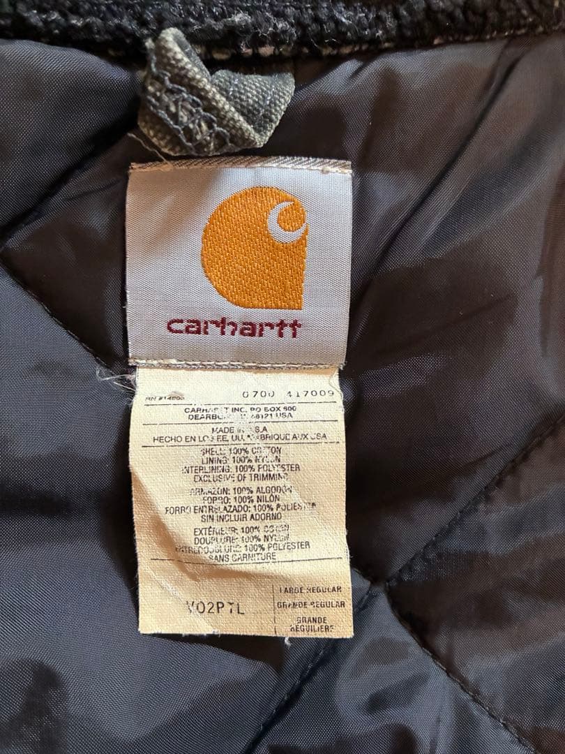 USA製 スミクロ　Carhartt カーハート ダックベスト