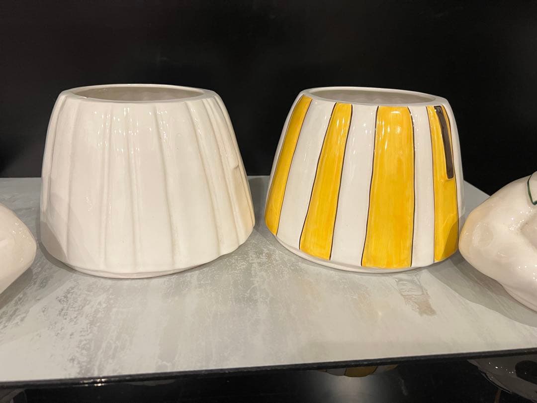 陶器製女性像セット