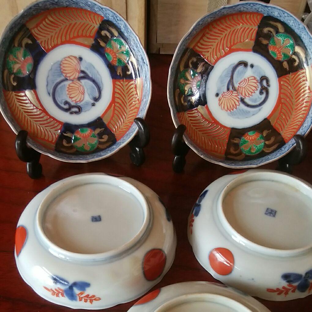 122 伊万里焼 皿 3寸皿 5客