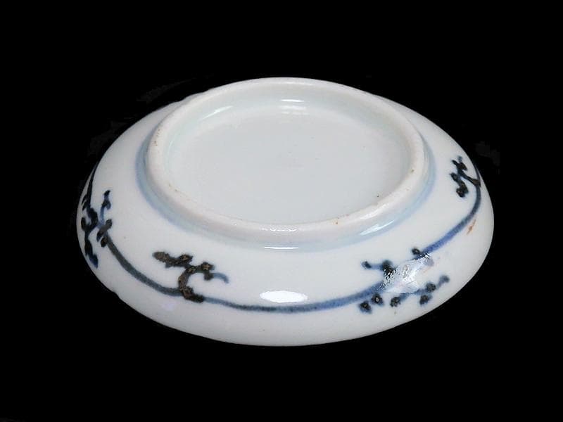 古伊万里 染付 撫子の図 豆皿 江戸期 E093AS-fbkv - メルカリ