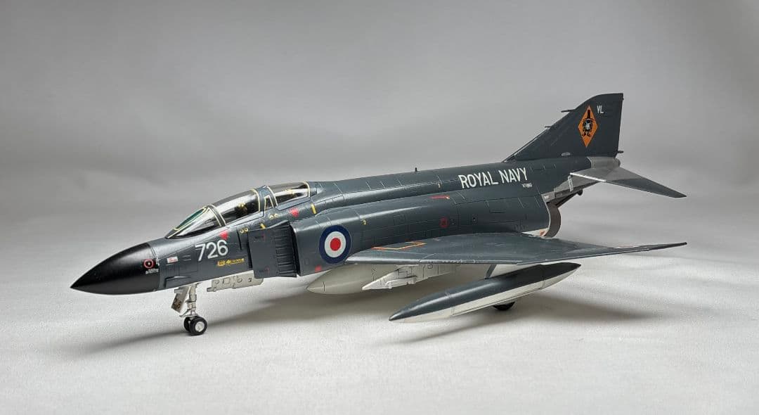 【完成品】フジミ 1/72 ブリティッシュ ファントム F-4K