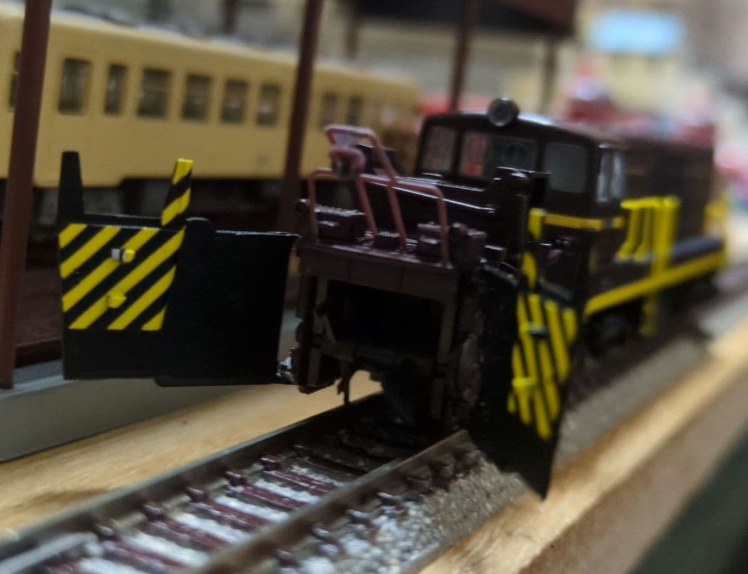 鉄道模型 国鉄DD14 3 茶色 除雪機関車