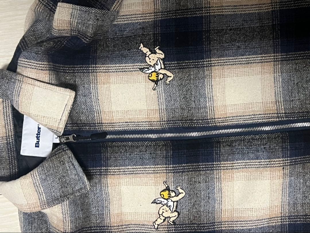 butter skateboards チェック柄ジャケット