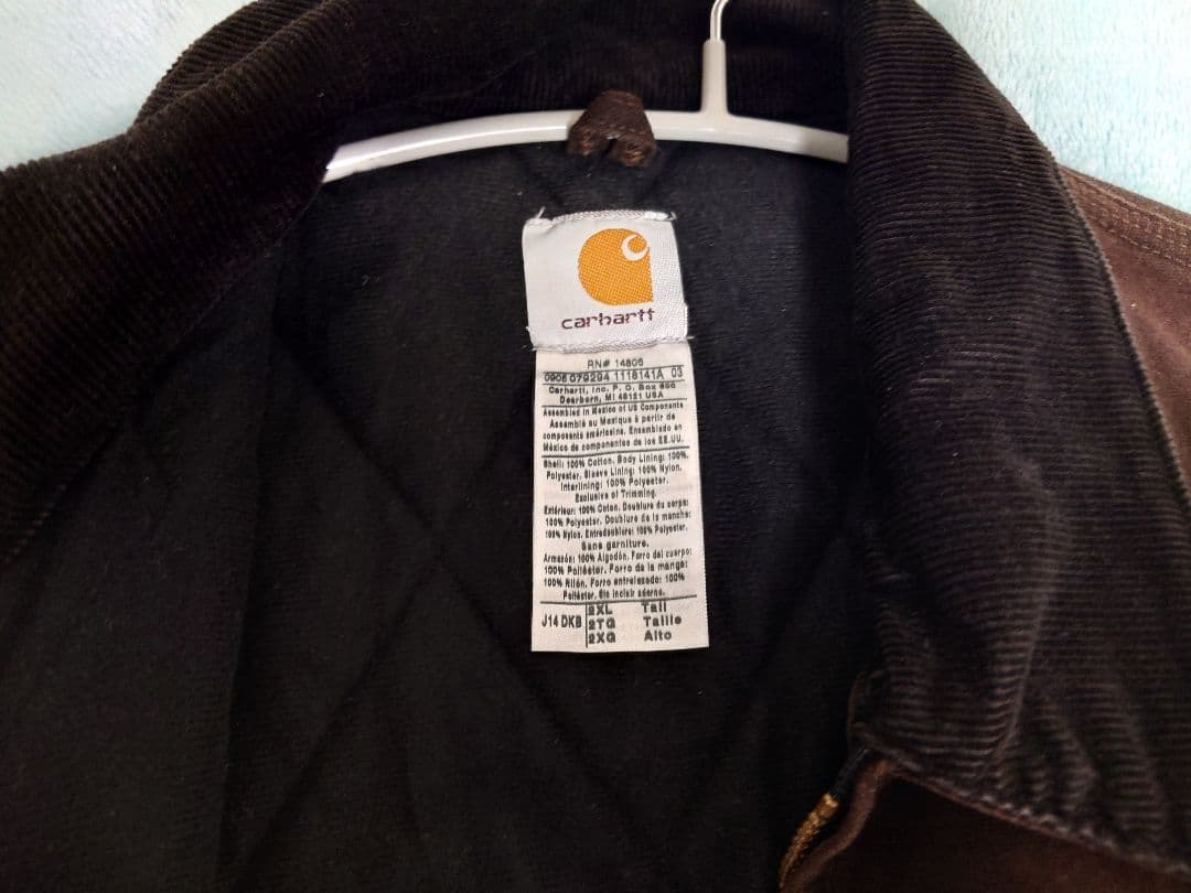 【美品】Carhartt サンタフェジャケット　ダークブラウン