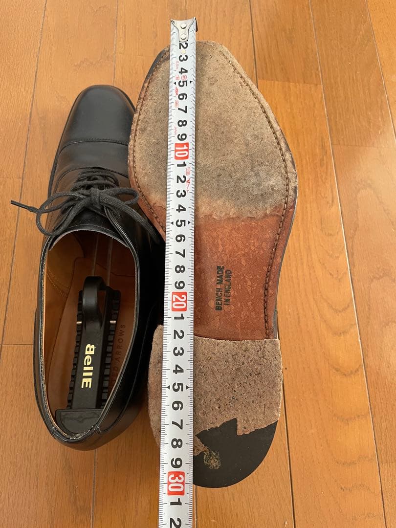 CHEANEY ブラックレザー ドレスシューズ