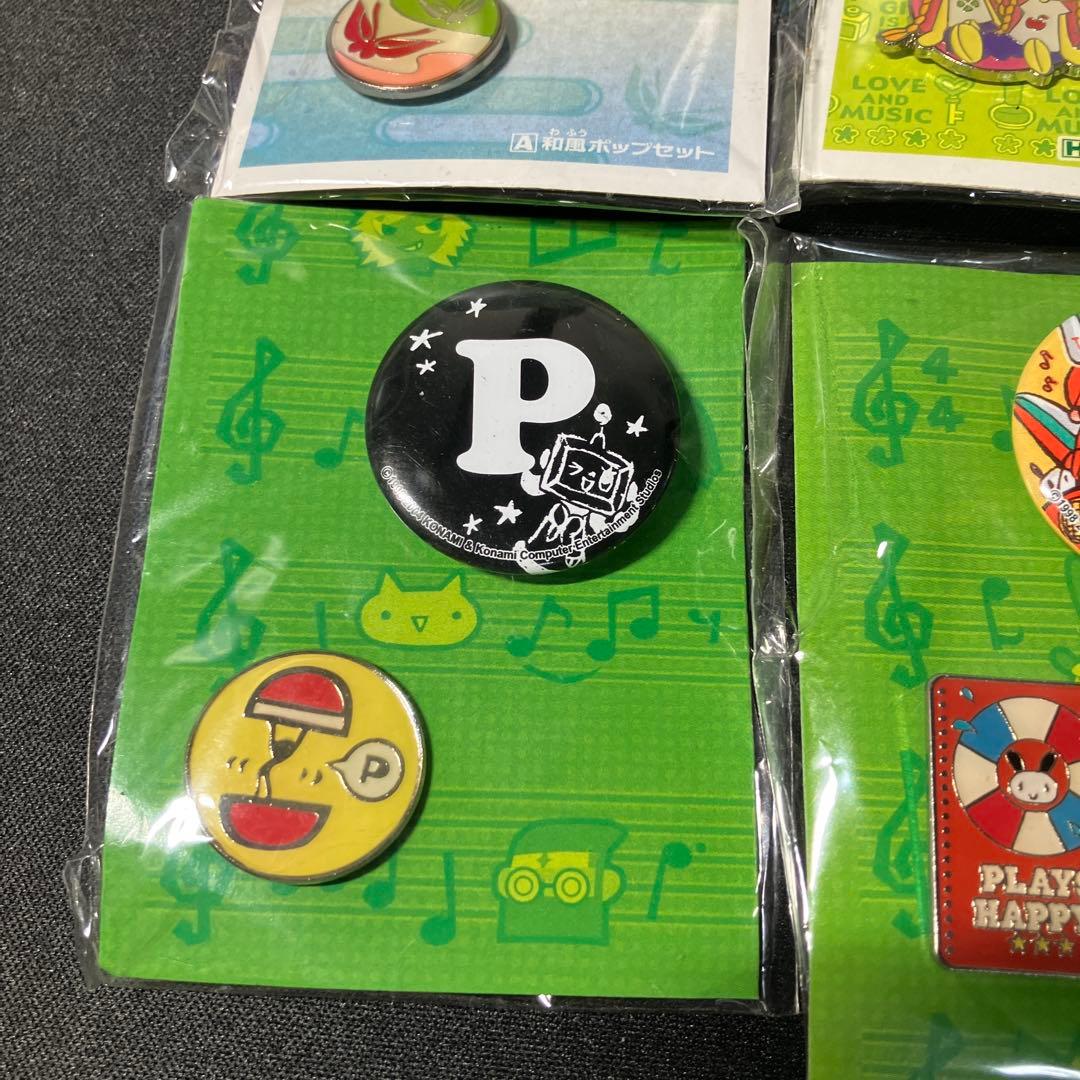 缶バッジ8点　ポップンミュージック 缶バッジコレクション どらきゅ～ば～じょん
