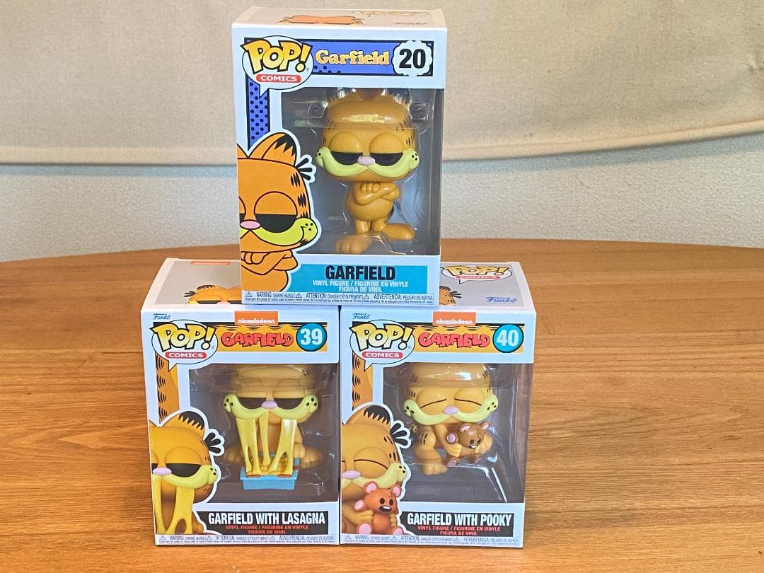 Garfield Funko Pop ガーフィールド フィギュア 3体セット FUNKO POP