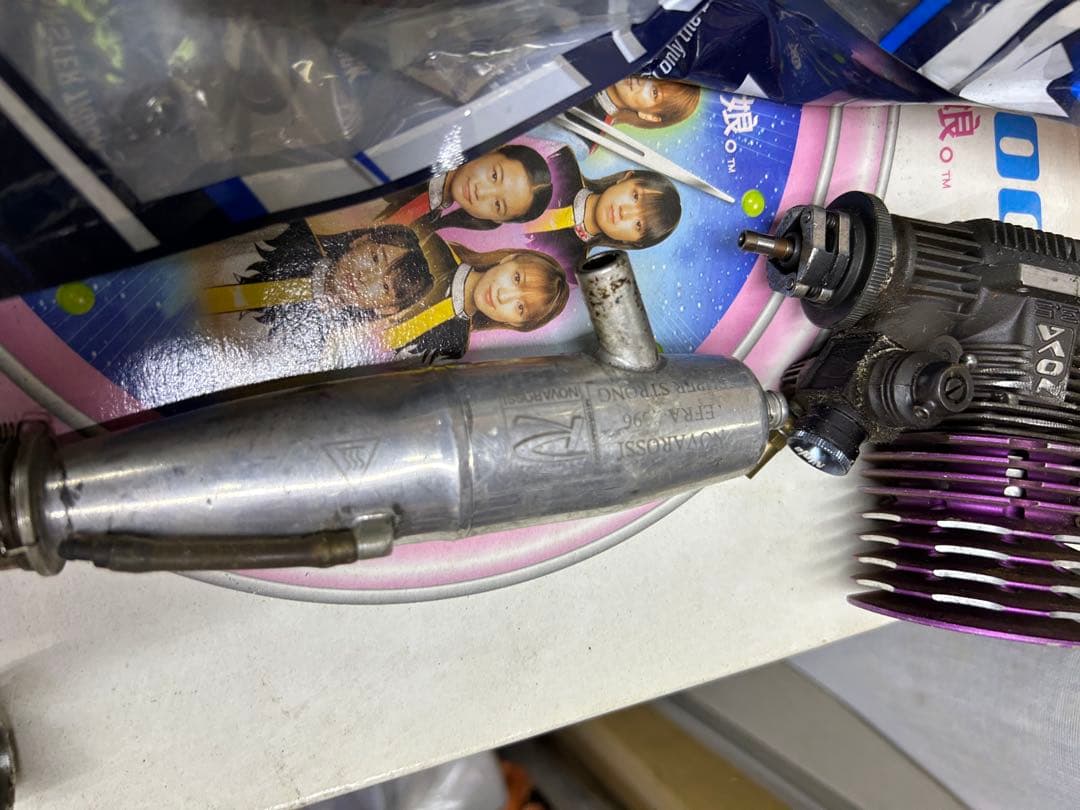 ラジコン　エンジン　マフラー　スターター