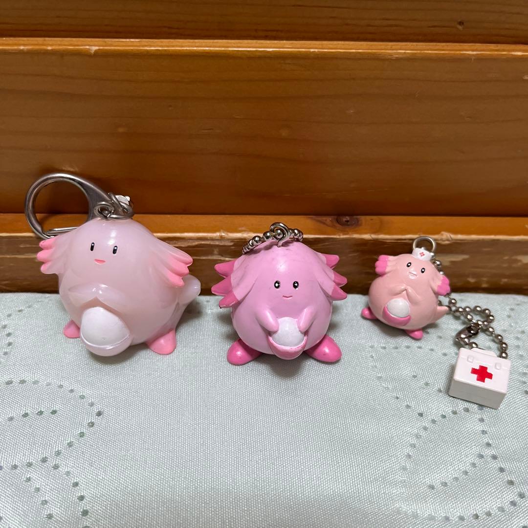 ポケモン(初期)ストラップ マスコット(ピカチュウ ラッキー プリン)19個