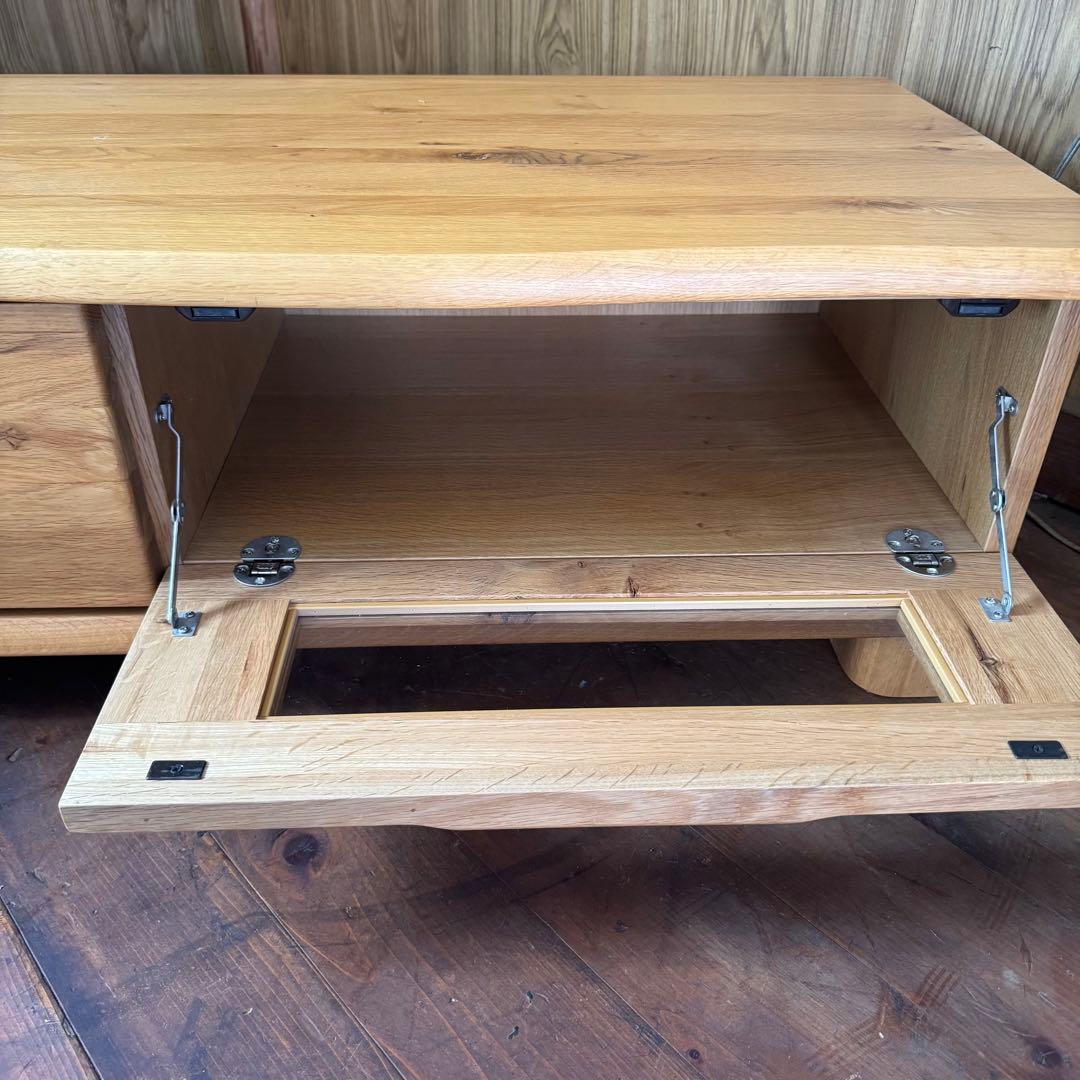 天然木目が美しい！大塚家具 起立￼木工 ドリフトオーク テレビボード