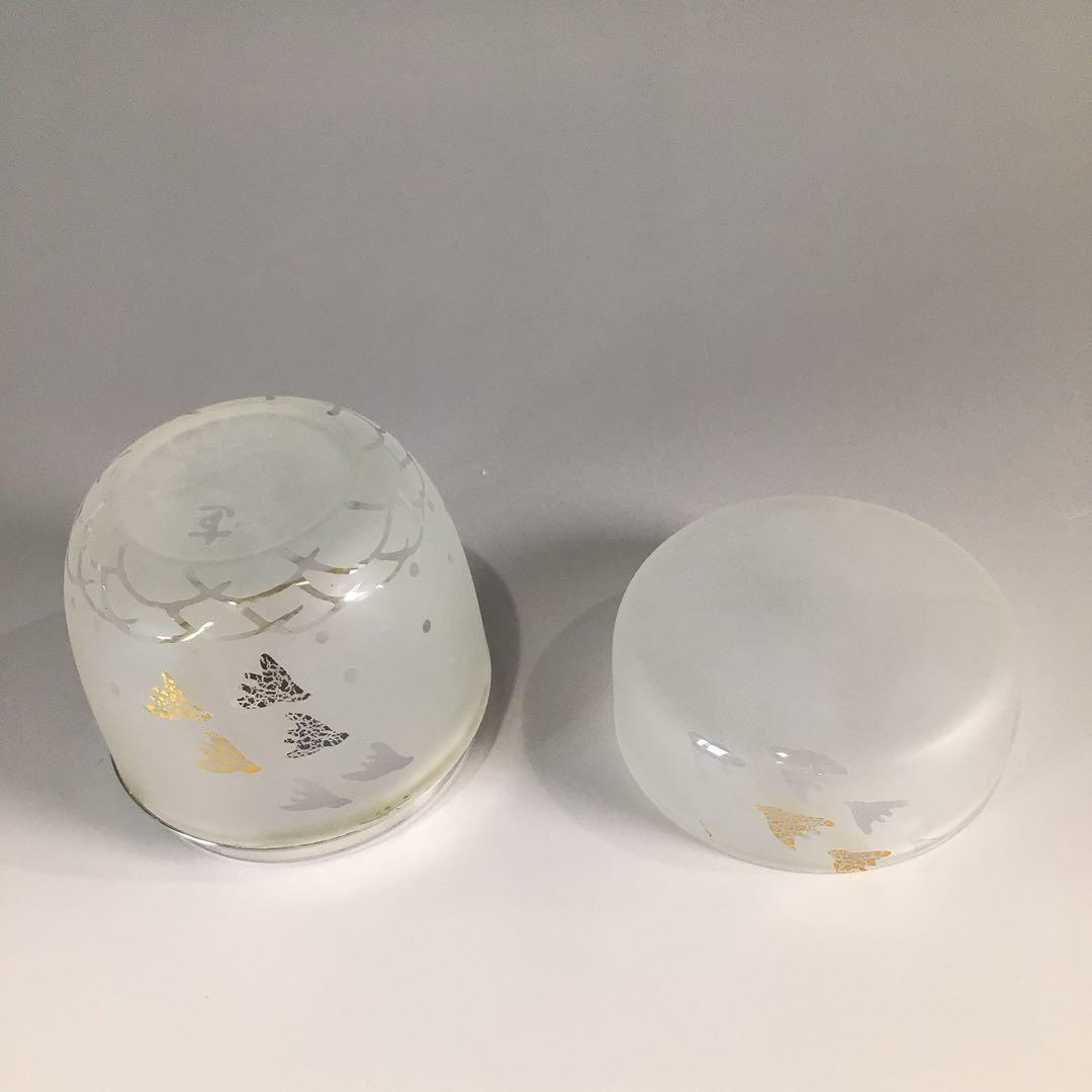 P660 棗 『高橋直樹造』『吹きガラス』『波千鳥文』『義山棗』 共