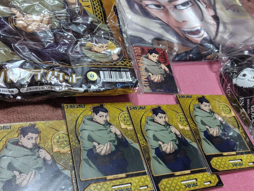 8点セット】ゴールデンカムイブランケット 木製 尾形百之助大判タオル