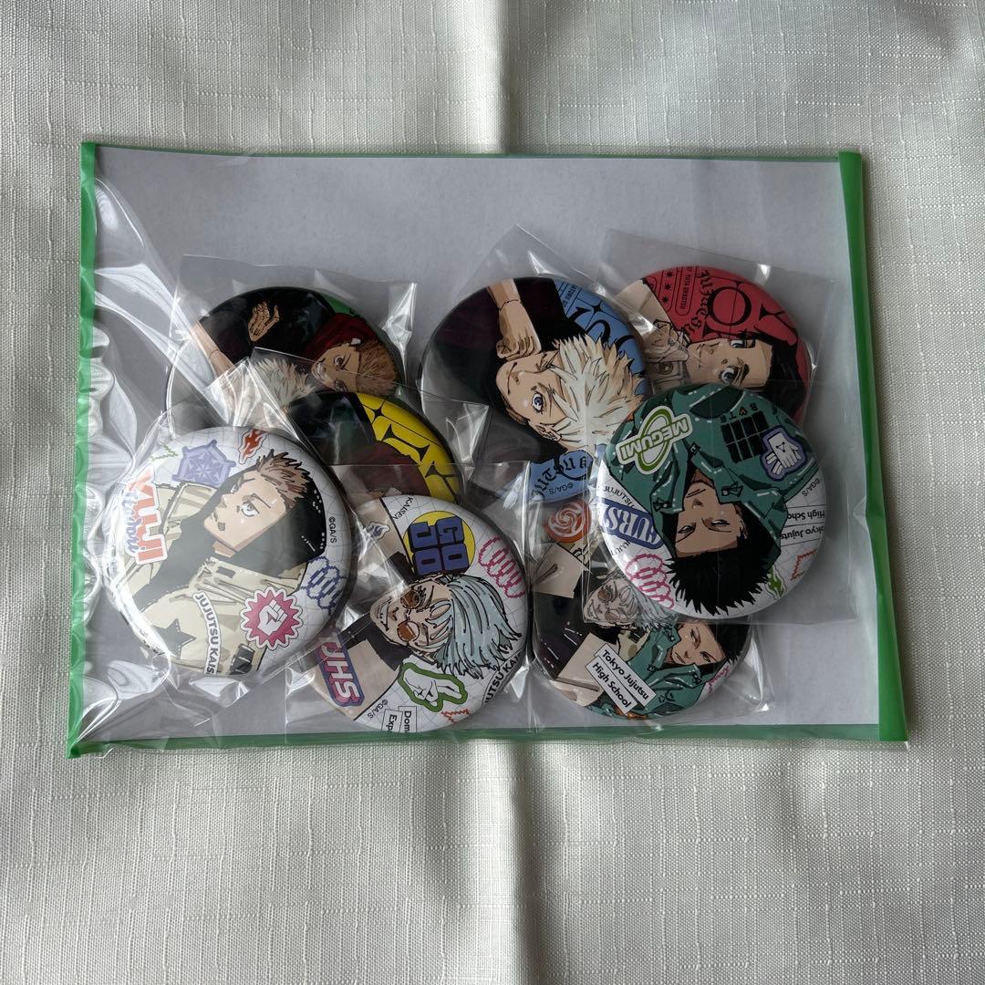 呪術廻戦 全サ　リッチポスター 缶入りホロカードセット 缶バッジ アクスタ