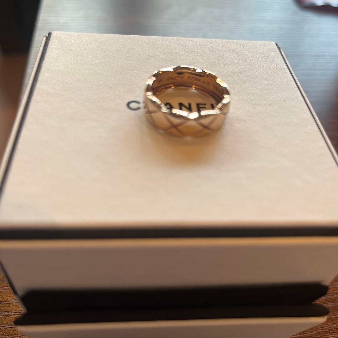 ココクラッシュ　ピンクゴールド　リング55