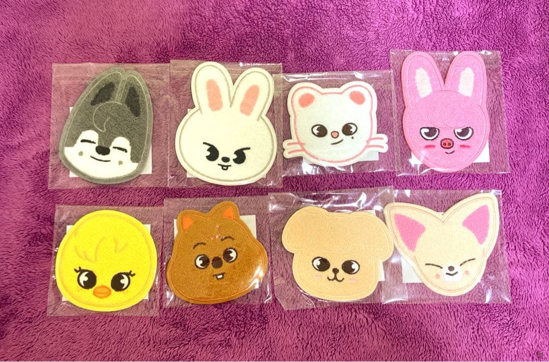 skzoo 刺繍コースター 8個セット スキズ ポップアップ SKZOO サガラ